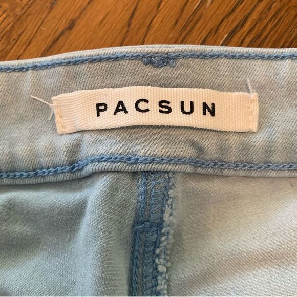 PACSON Stacked Skinny Distressed light wash Jeans Women’s 29x30 Rise 9”. - Picture 8 of 14